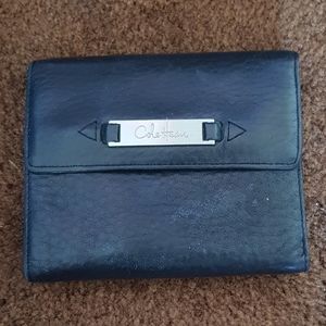 Cole Haan leather snap close wallet